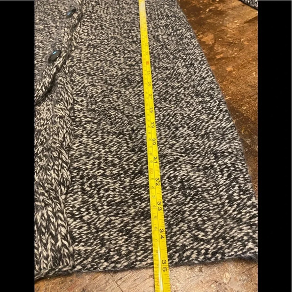 Talbots Wool Cashmere Rabbit Hair Blend Long Line Cardigan Sweater - Picture 7 of 8